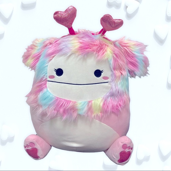 DORBRILLA 16” BIGFOOT RARE HTF VALENTINES SQUISHMALLOW ❤️❤️❤️❤️❤️❤️❤️❤️❤… - Picture 1 of 8
